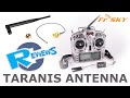 FrSky Taranis X9D Plus antenna replacement signal booster - how to