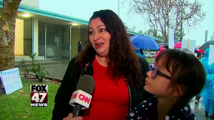 Los Angeles teachers union calls for 'massive presence' on day 2 of strike