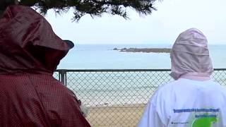 CFAS Sailors and Japanese clean up Shirahama Beach