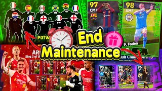 What Is Coming On Tomorrow & Maintenance End Time & Next Monday In eFootball Mobile !! Upcoming POTW