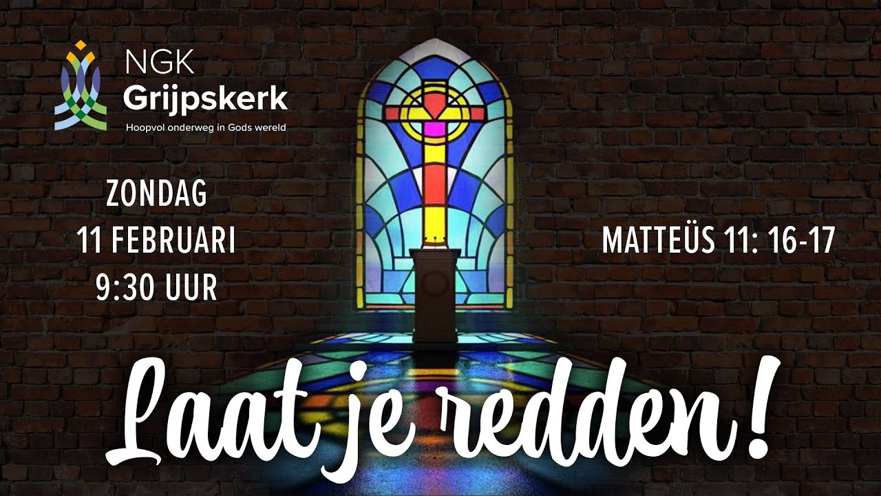 Zondag 11 Februari: 09:30 Ds. M van Rijswijk (Martyriakerk Bedum) - YouTube