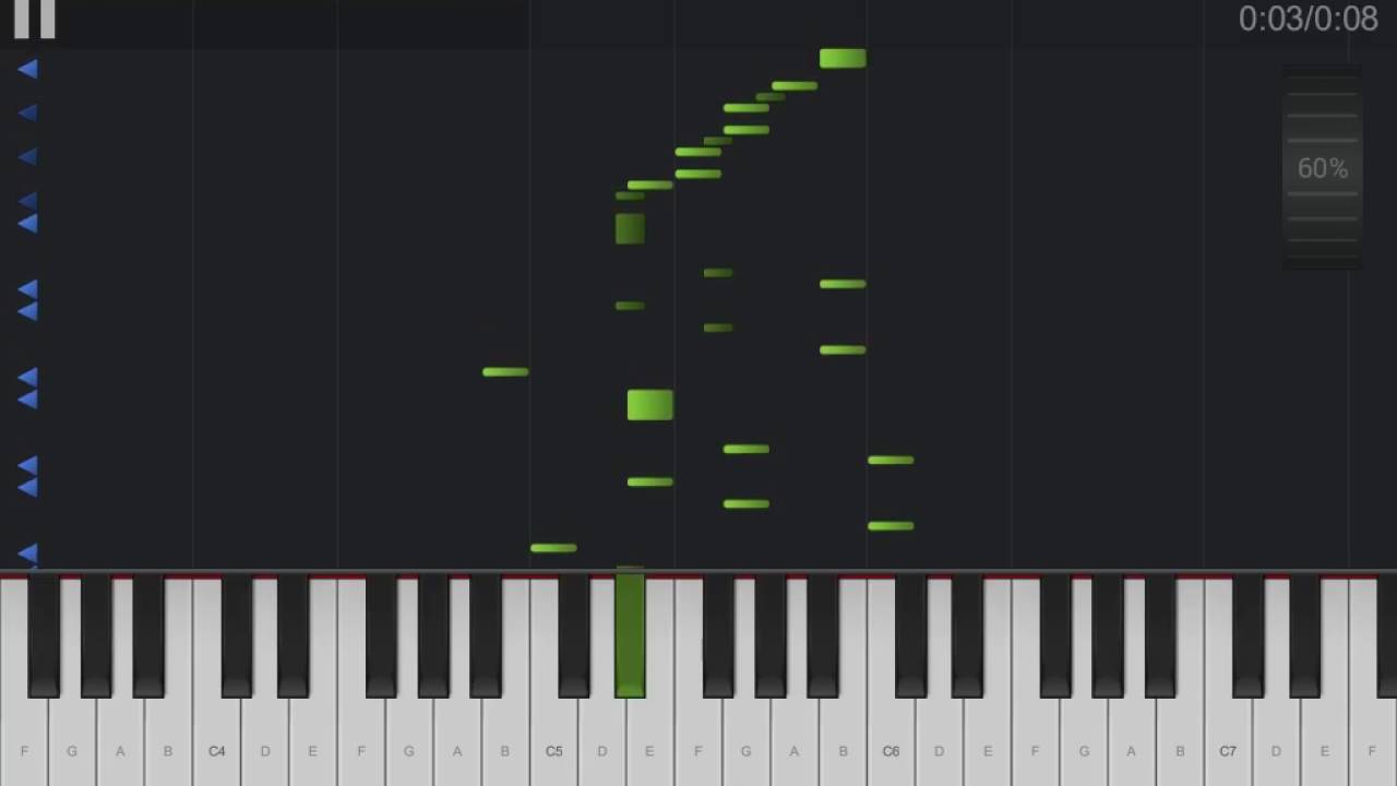 PAC Man Theme Piano Tutorial (Full) - YouTube