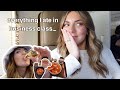 EATING ALL THE FOOD IN ETIHAD BUSINESS CLASS | 15 hour journey to Maldives | millyg_fit