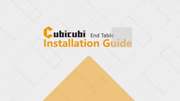 Cubicubi installation video guide for C Shaped End Table