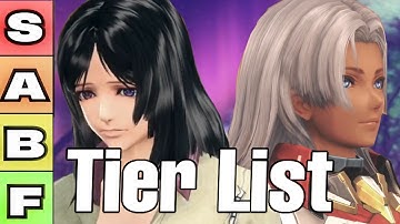 Xenoblade X Party Member Tier List