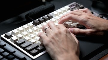 【Relaxing ASMR】Crisp High-Pitched Typing – Womier SK71 Pro | No Talking Deep Focus