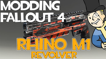 Modding Fallout 4 - Rhino M1 Revolver!