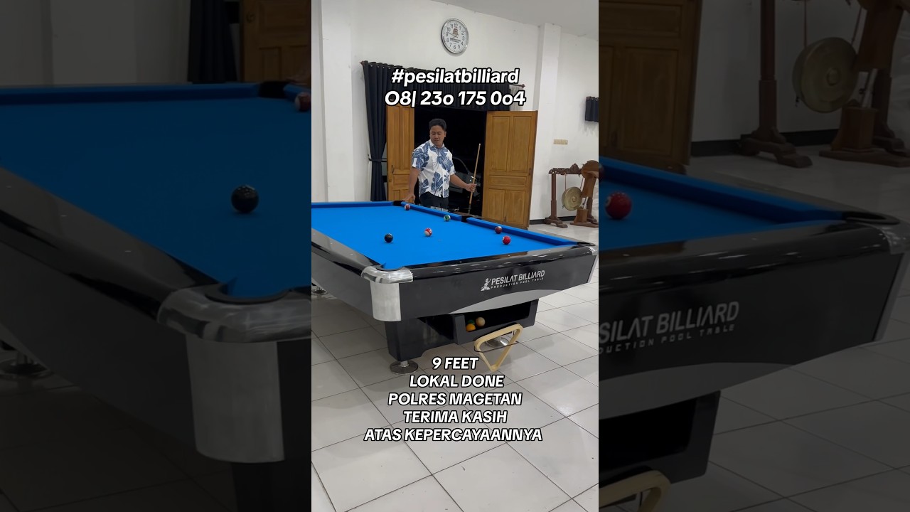 MEJA BILLIARD 9 FEET MUREY LOKAL