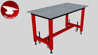 Welding Fixture Table build  Step by Step the Entire Process