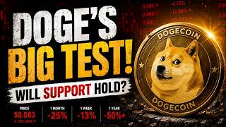 Dogecoin's Biggest Test Yet! Will Support Hold? 🚀 - DOGE Price Prediction.