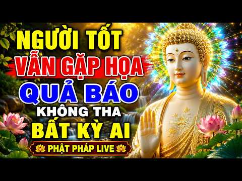 LỜI PHẬT DẠY: Người Tốt Vẫn Gặp Họa — Quả Báo Không Tha Bất Kỳ Ai | Phật Pháp LIVE