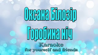 картинка: Оксана Білозір - Горобина ніч (Не В Тому Річ)(Караоке)