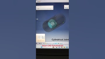 Kinematics Simulation in CATIAV5// Cylindrical joint in CATIA V5// #simulation  #catiav5 #shorts