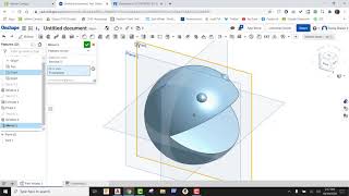 Onshape Wednesday (October 21) Pac-Man Profile