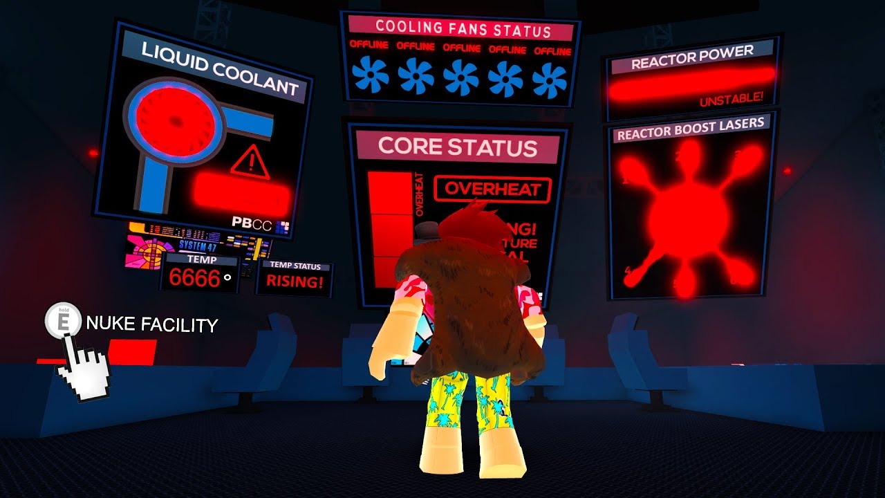 I Found An Admin Panel To Destroy This Roblox Facility Youtube
