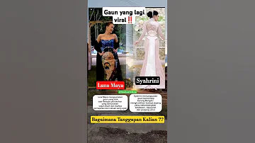 Gaun Terviral Trending Luna Maximebouttier Syahrini Wedding Love Viralvideo Shorts Fyp 