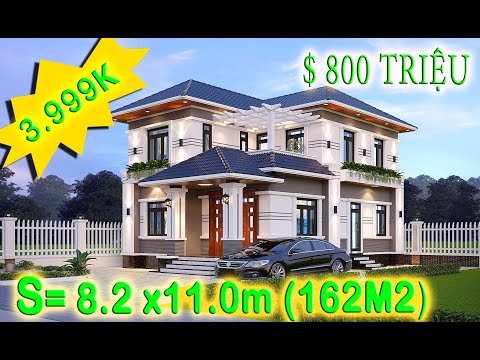 BT2- 9210 HỒ SƠ MẪU BIỆT THỰ 2 TẦNG HIỆN ĐẠI ĐƠN GIẢN NHƯNG CỰC KỲ NỔI BẬT