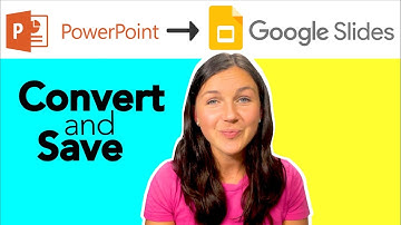 How to Save Powerpoint as Google Slides - Convert - Tutorial - Turn Powerpoint into Google Slides