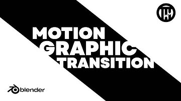 Opening Transition Motion Graphic - Blender Tutorial