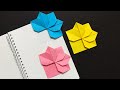 【CORNER BOOKMARKS】/ HOW TO MAKE ORIGAMI BOOKMARK FLOWER WITHOUT GLUE / DIY ORIGAMI BOOKMARK