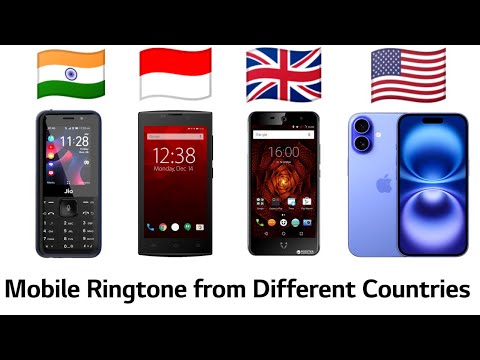 نغمات الجوال من بلدان مختلفة 38 دولة