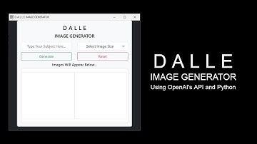 D A L L E Image Generator Using OpenAI