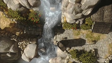 Waterfall Toll Bridge Animated Map