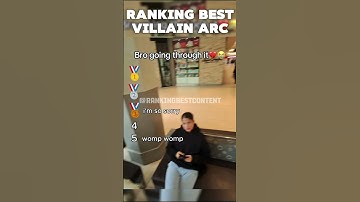 Ranking best villain arc