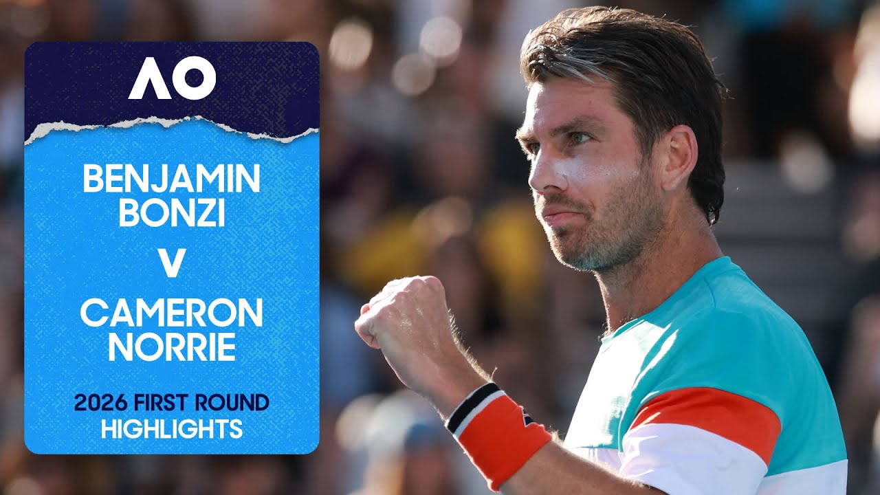 Benjamin Bonzi v Cameron Norrie Highlights | Australian Open 2026 First Round