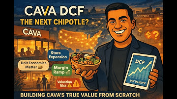 CAVA DCF — The Next Chipotle? 🌯 | Full Valuation From Scratch