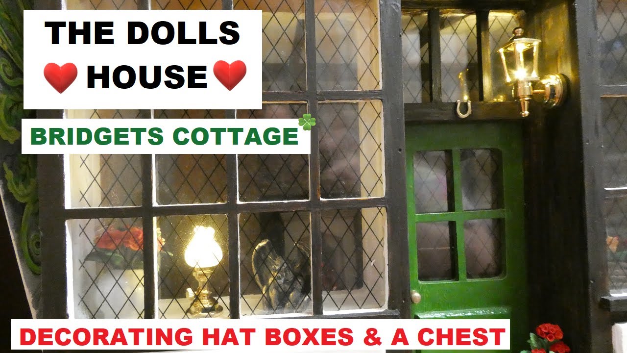 USING THE  CUTTING MACHINE TO MAKE FLOWERS TO DECORATE HAT BOXES & A CHEST