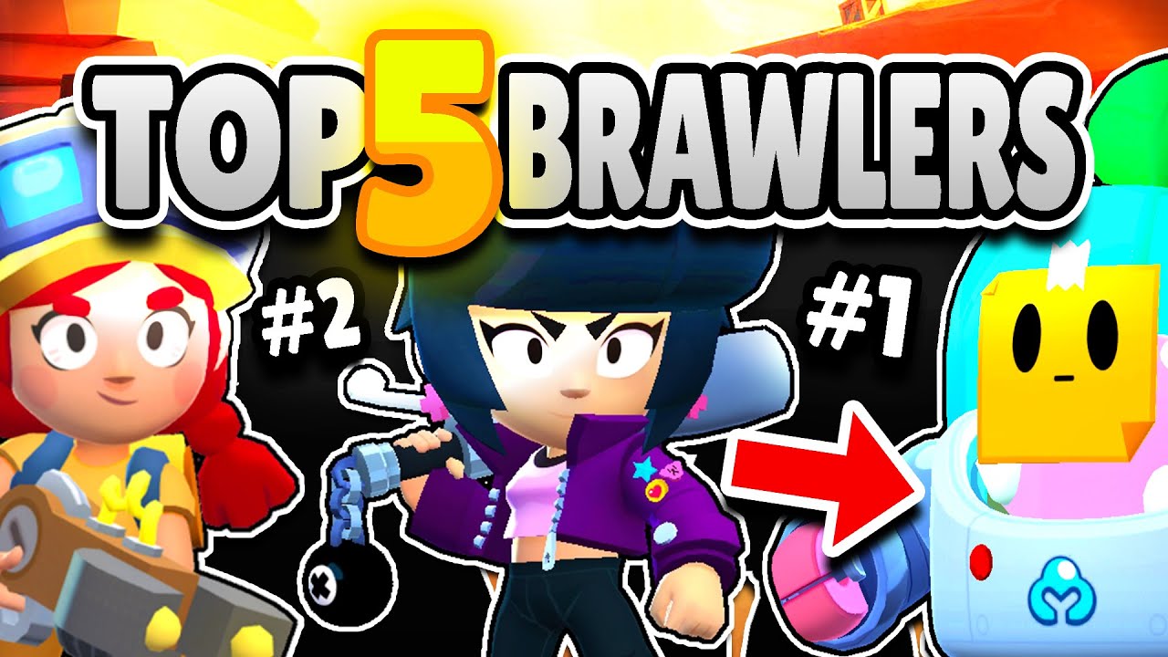 Top 5 Best Brawlers In Brawl Stars 2020 Youtube - best brawl stars player 2020