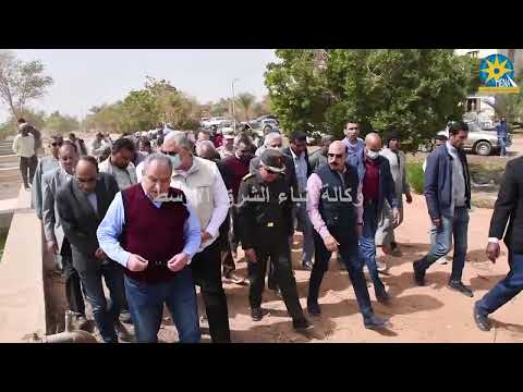 وزير الزراعة ومحافظ أسوان يتفقدا المفرخات السمكية بحيرة ناصر