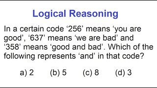 Logical Reasoning (Coding and Decoding)