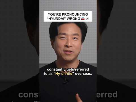 You’re Pronouncing “Hyundai” Wrong #shorts