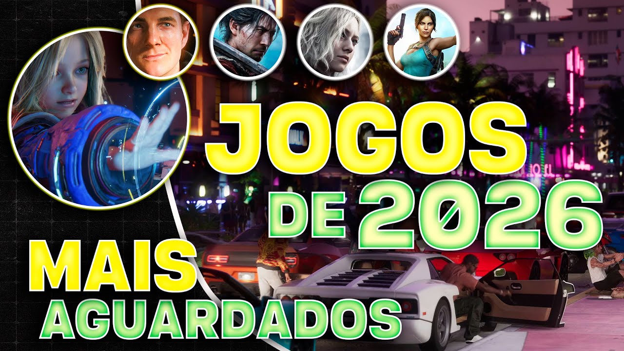 OS JOGOS mais AGUARDADOS de 2026