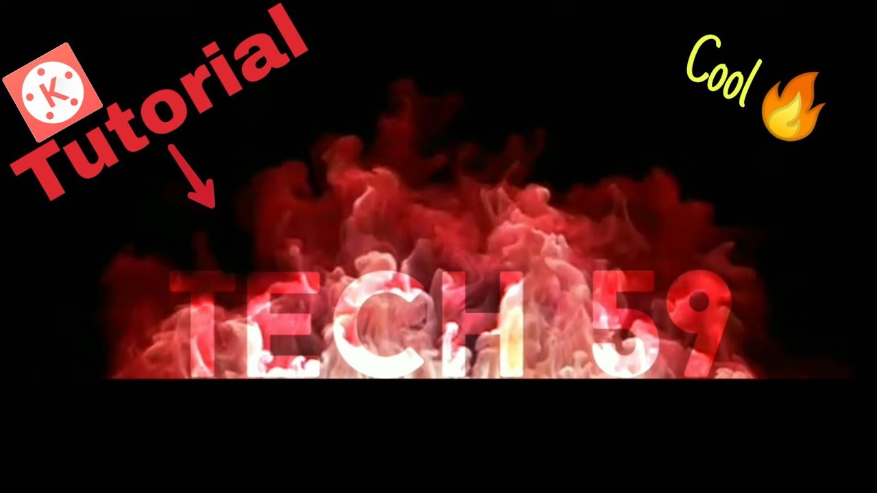 Cool Text Intro KineMaster Tutorial! | Tech 59 - YouTube