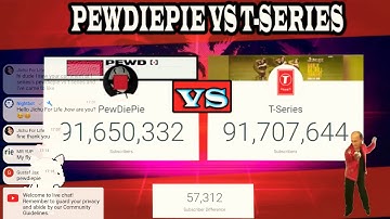 T-series sub bot CONFIRMED! +6000 - 7000 subs in 1 sec sub to pewds https://youtu.be/tIZLzoqTToc