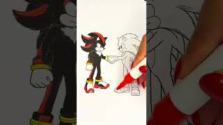 Coloring Sonic Shadow