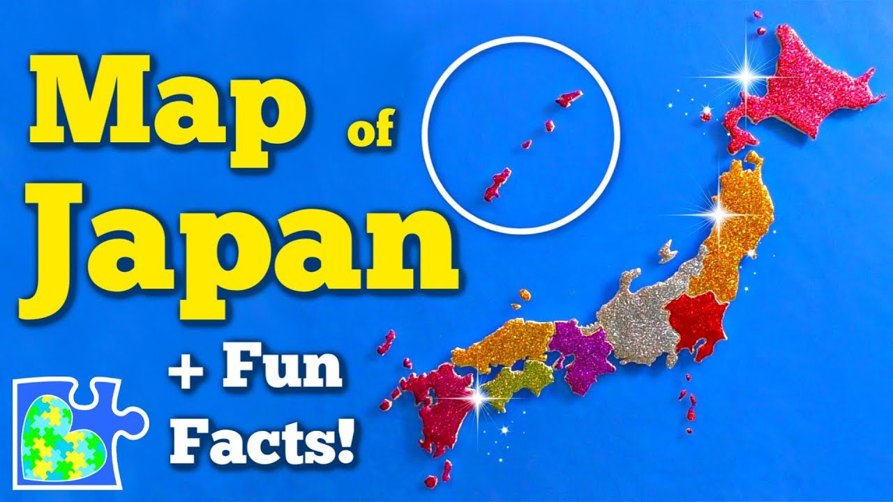 Map Of Japan Eight Regions Of Japan Fun Facts World Geography Youtube