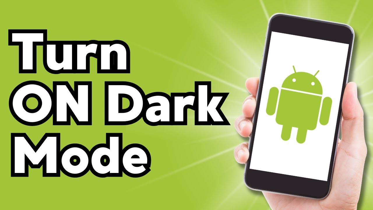How to Turn ON Dark Mode on Android YouTube
