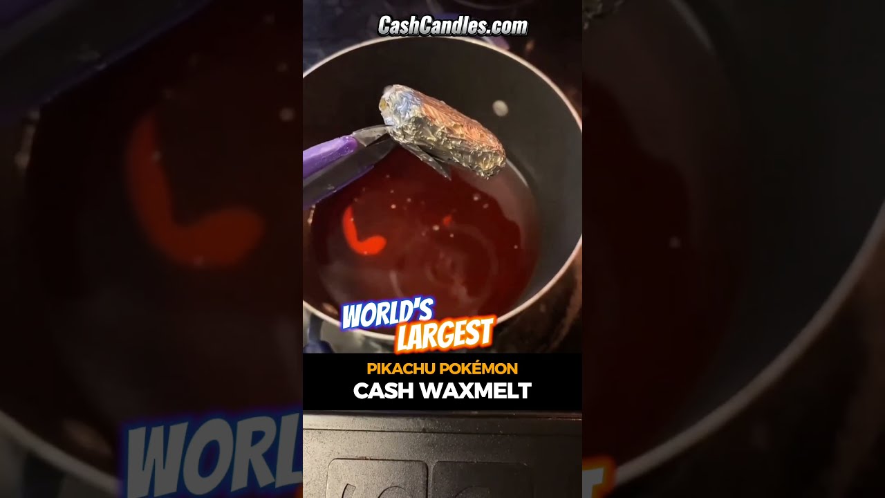 WORLDS LARGEST PIKACHU POKEMON CASH MONEY WAX MELT 