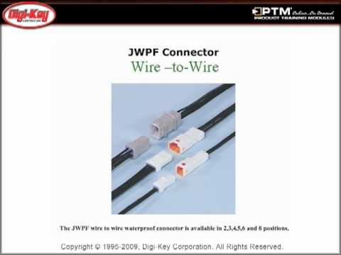 JWPF Series 2.0mm Waterproof Connectors