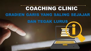 HUBUNGAN GRADIEN JIKA GARIS SEJAJAR DAN TEGAK LURUS | MATEMATIKA KELAS 8  | MATERI  PGL