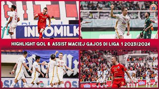 7 ASSIST   5 GOL | Statistik Apik Maciej Gajos di Liga 1 2023/2024