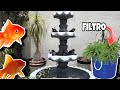 Se puede hacer una FUENTE ⛲️ para PECES con su FILTRO CASERO