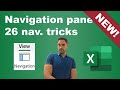 New Excel Navigation Pane + 26 Navigation tricks