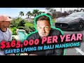 I'm Saving $165,000/Year Living In BALI Villas (Mansions) vs LA Dumps 🤣