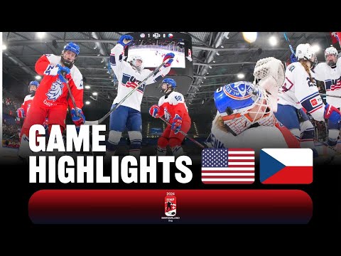 Highlights: USA vs Czechia | 2024 #U18WomensWorlds