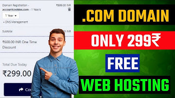 Buy .COM Domain ₹299 with Free Web hosting | Cheap Price .Com Domain 2024